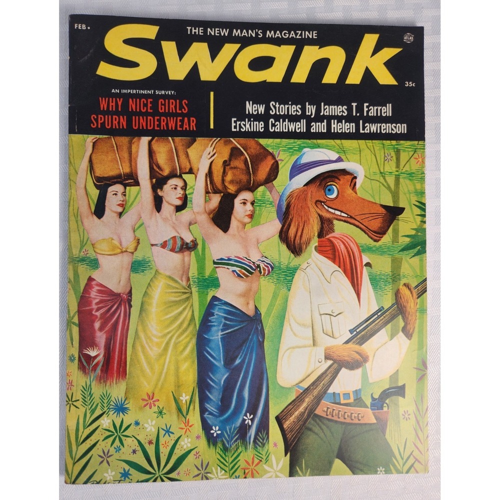 Swank Vol 3 #1 1955 Vintage Magazine‎ Very Fine / NM